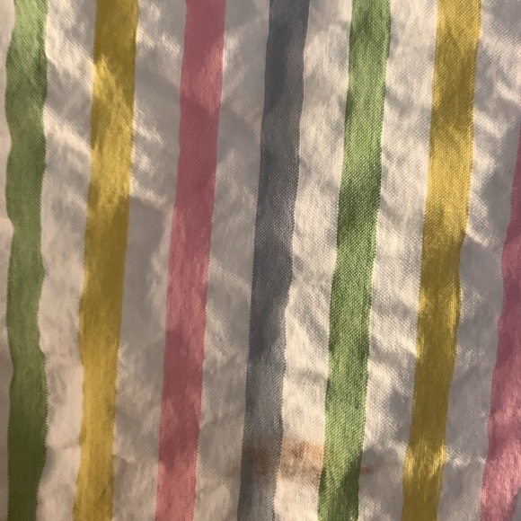 Mini Boden girls dress. Crisscross back stripe pattern. Worn once. Size 9-10y - Picture 2 of 8